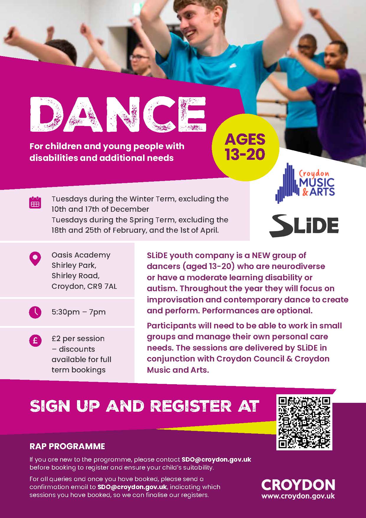 Dance sessions – SLiDE